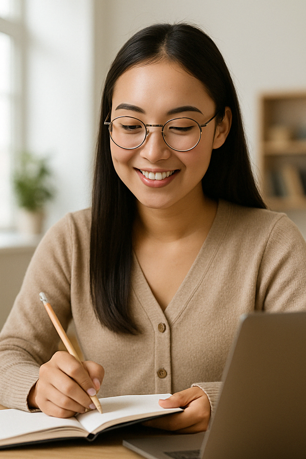 Estudiante escribiendo - Vivea College