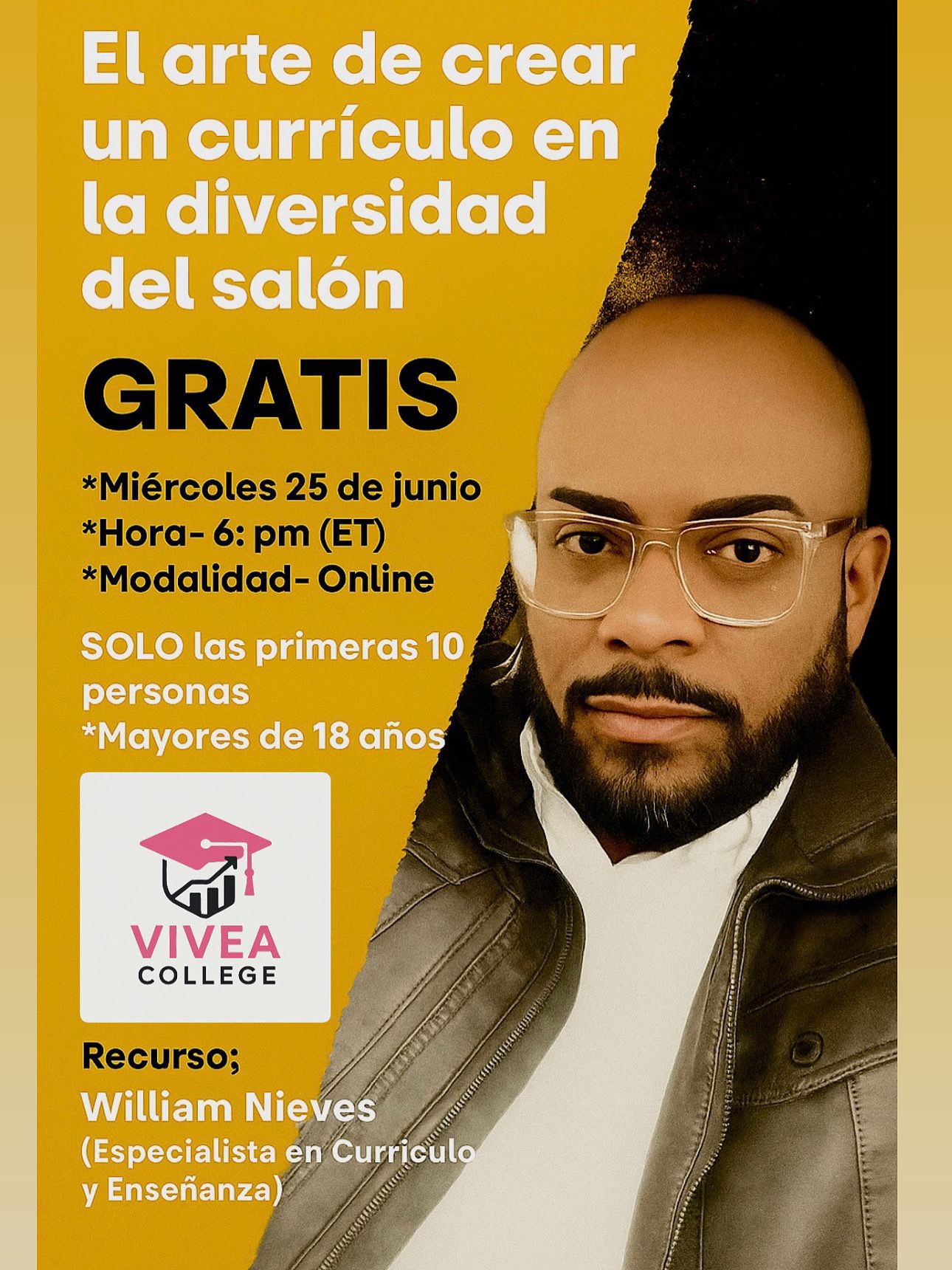 Evento: El arte de crear un currículo en la diversidad del salón